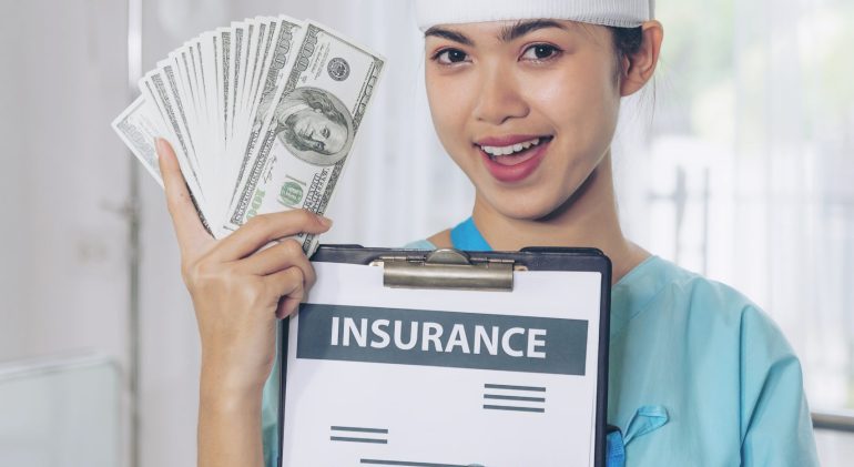 accident-patients-injury-woman-wheelchair-hospital-holding-us-dollar-bills-feel-happy-from-getting-insurance-money-from-insurance-companies-medical-concept Insurance