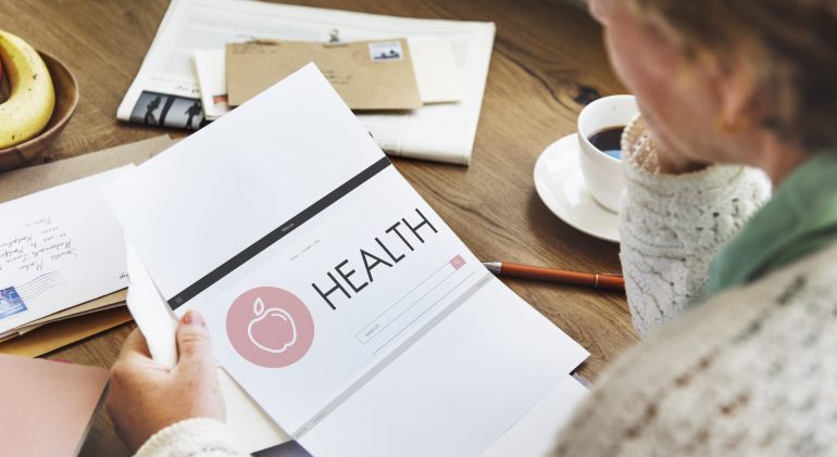 Paper Healthcare Wellness Senior Adult Concept Health-care